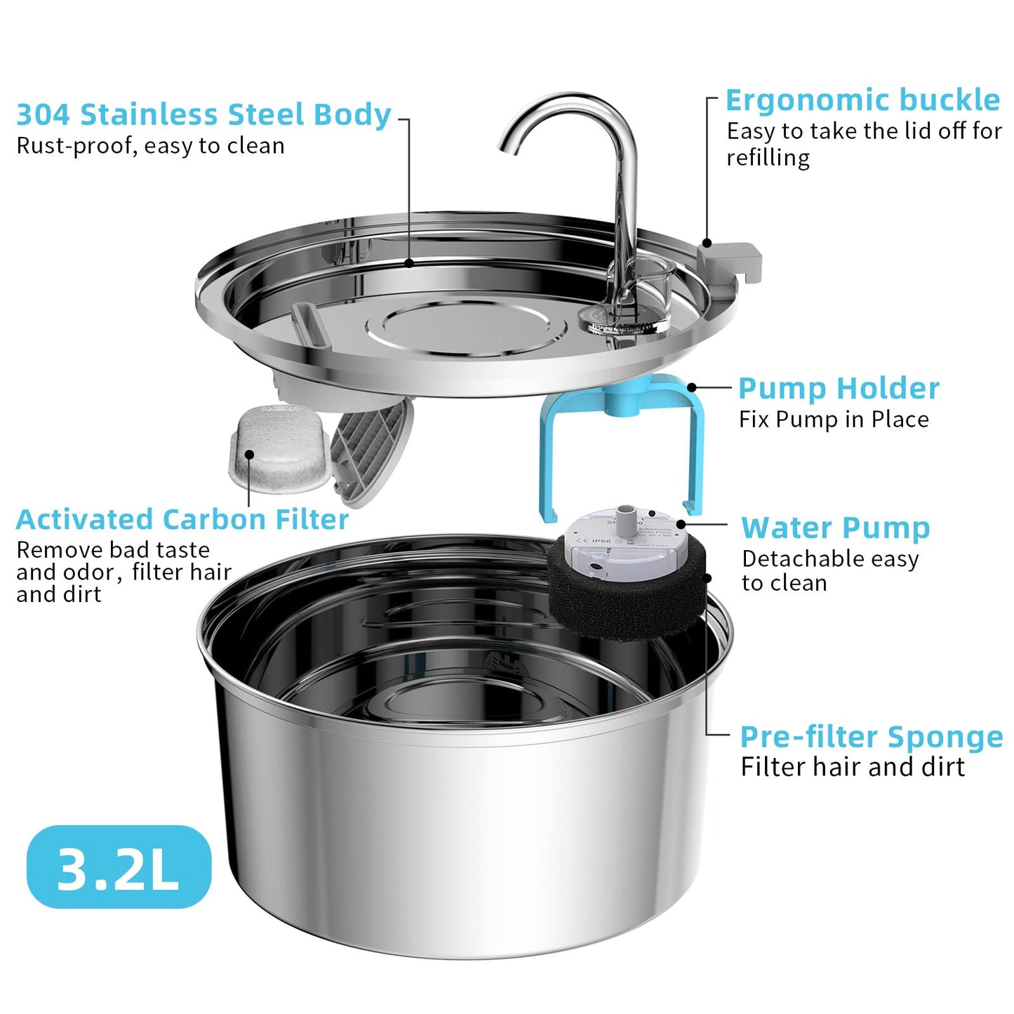 Automatic Stainless Steel Water Dispenser