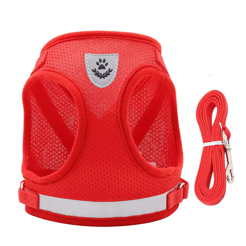 Breathable No-Pull Dog Harness with Matching Leash