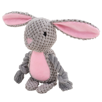 Pet Plush Sound Cotton Rope Tug Toys